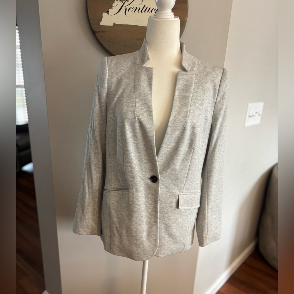 Talbots Light Gray Blazer